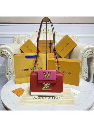 #M50282/50332 Louis Vuitton Epi Twist MM Bag-Red Pink