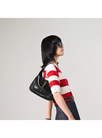 #636709 Gucci Jackie 1961 Small Shoulder Bag-Black