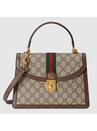 #651055 Gucci Ophidia small top handle bag with Web