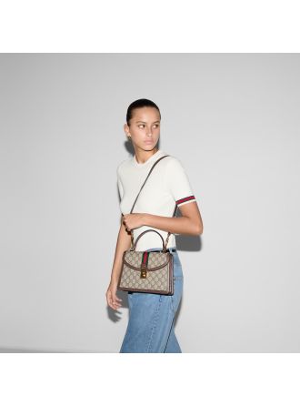#651055 Gucci Ophidia small top handle bag with Web