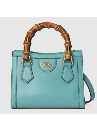 #655661 Gucci Diana Mini Tote Bag-Blue