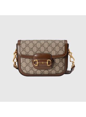 #658574 Gucci GG Supreme Horsebit 1955 Mini Bag