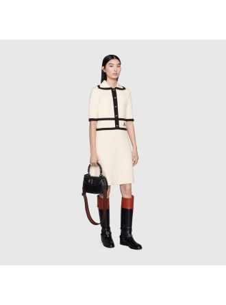 #675797 Gucci Small Top Handle Bag with Bamboo