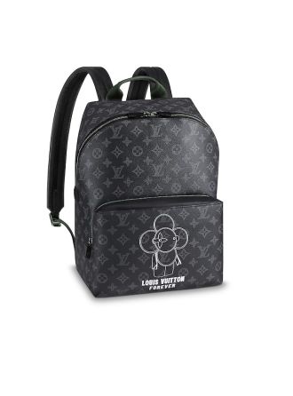 M43675 Louis Vuitton 2018 Men Vivienne Premium Monogram Eclipse Apollo Backpack