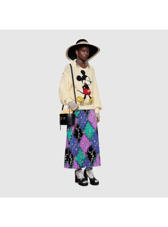 #602118 Gucci 1955 Horsebit Bucket Bag-Black/Khaki