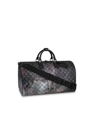 #M44166 Louis Vuitton 2019 Monogram Galaxy Keepall Bandoulière 50