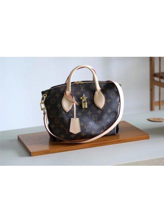 #M44359 Louis Vuitton 2019 Monogram Canvas Flower Zipped Tote PM