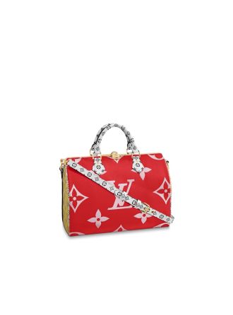 #M44573 Louis Vuitton 2019 Monogram Speedy Bandoulière 30-Rouge