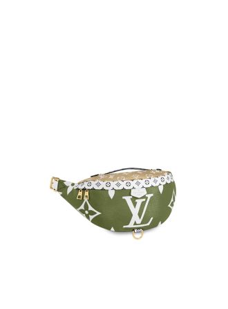 #M44611 Louis Vuitton 2019 Giant/Mini Monogram canvas Bumbag-Kaki