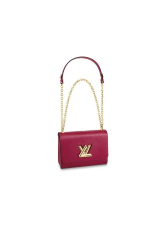 #M52871 Louis Vuitton 2019 Epi Leather Twist MM-Fuchsia