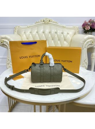 #M57961 Louis Vuitton Monogram Seal Keepall XS-Khaki