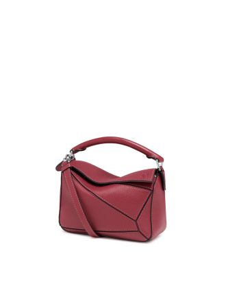 Loewe Puzzle Mini Bag Raspberry