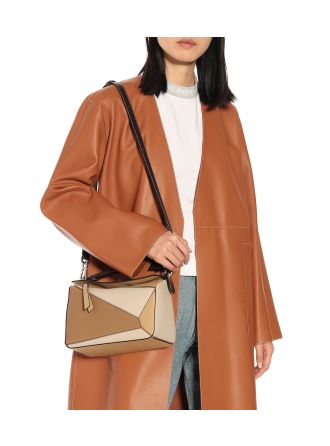 Loewe Puzzle Small Bag Mocca Multitone