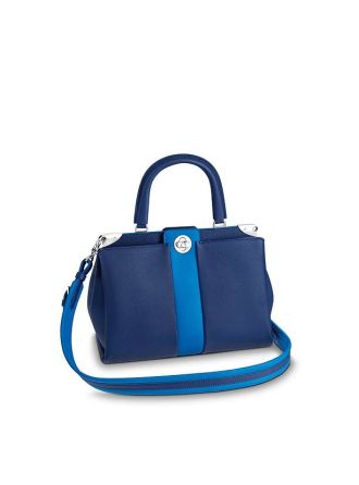 M54373 Louis Vuitton 2018 Premium Leather Astrid Handbag-Blue