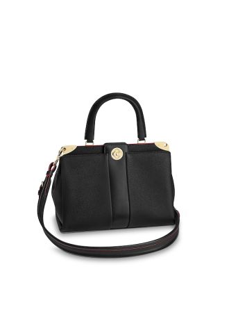 #M54376 Louis Vuitton 2018 Premium Leather Astrid Handbag-Black