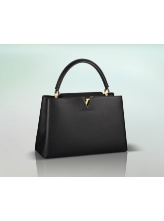 #M94413 Louis Vuitton 2013 Fall Capucines Bag MM-Black