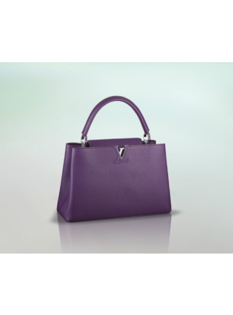 #M94413 Louis Vuitton 2013 Fall Capucines Bag MM-Purple