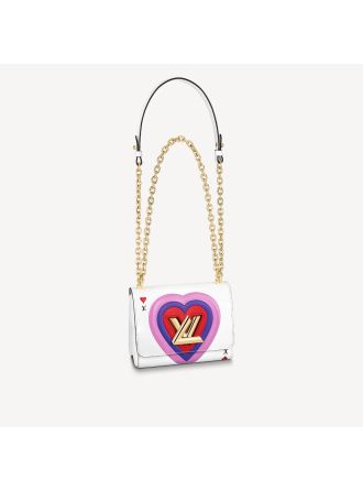 #M57460 Louis Vuitton GAME ON TWIST PM-White