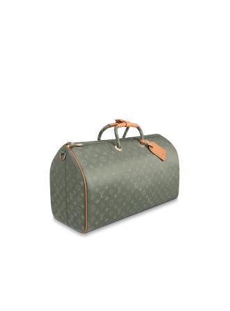 #M43886 Louis Vuitton 2018 Keepall Bandoulière 50-Monogram Titanium