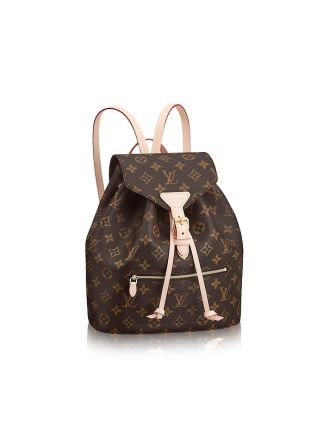 #M43431 Louis Vuitton Premium Monogram Montsouris Backpack