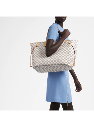 N41360 Louis Vuitton Damier Azur Canvas Neverfull GM