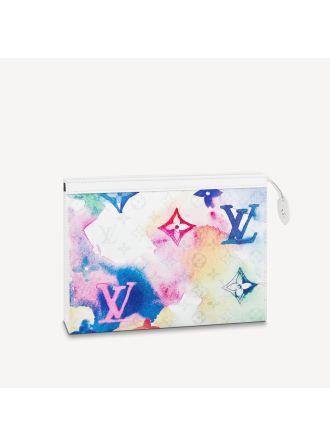 #M80460 Louis Vuitton Monogram Watercolor Multico Pochette Voyage MM