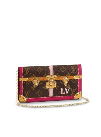 M62456 Louis Vuitton 2018 Premium Monogram Canvas Pochette Weekend Clutch
