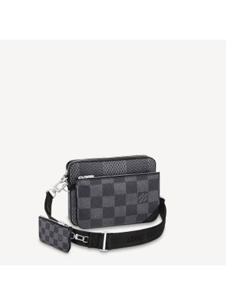 #N50017 Louis Vuitton Damier Graphite TRIO MESSENGER