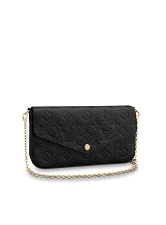 #M64064 Louis Vuitton 2020 Félicie Pochette-Black