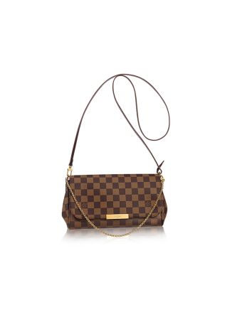 #N41129 Louis Vuitton Damier Canvas Pochette Favorite MM
