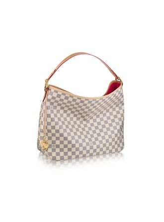 #N41448 Louis Vuitton 2015 Monogram Damier Azur delightful MM