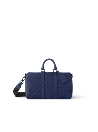 #M11691 Louis Vuitton Taurillon Monogram Keepall Bandoulière 35