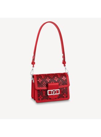 #M20359 Louis Vuitton Monogram Lace Dauphine Mini Handbag