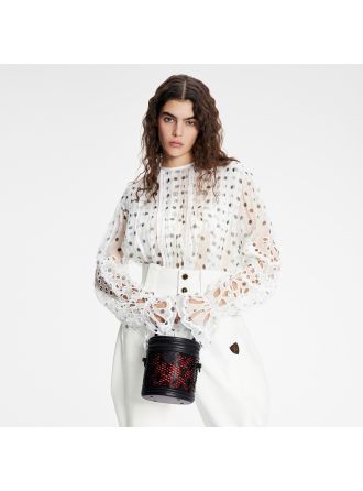 #M20363 Louis Vuitton Monogram Lace Bucket PM Bag