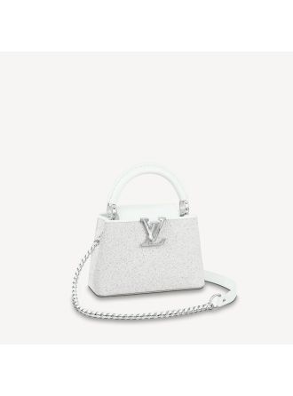 #M20727 Louis Vuitton Swarovski Crystals Capucines Mini Handbag