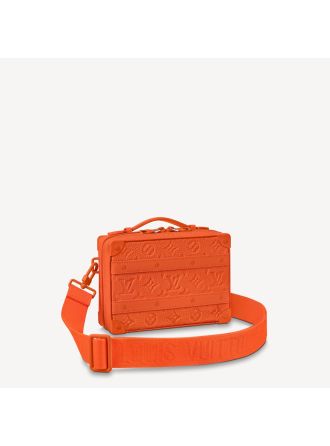 #M20904 Louis Vuitton Monogram Macassar S Lock Messenger-Orange