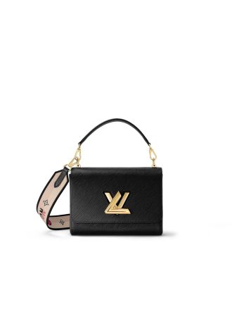 #M21554 Louis Vuitton Monogram Flowers Twist MM Handbag
