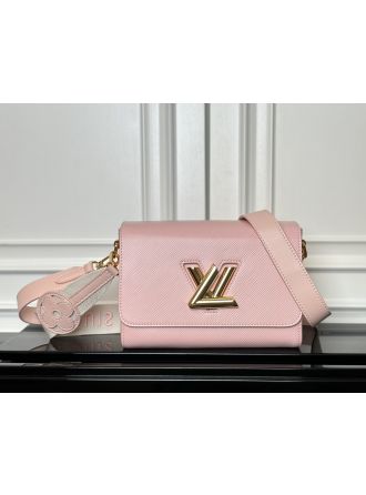 M24758 Louis Vuitton Twist EPI Traveler handbag PM-Pink