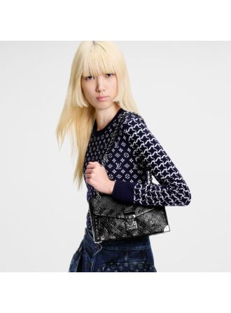 M28137 Louis Vuitton Monogram Saga Trunkie Handbag
