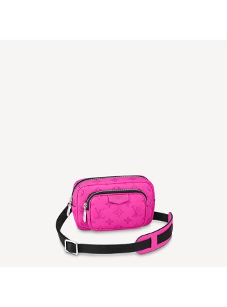 #M30781 Louis Vuitton Taiga Leather Outdoor Pouch-Rose