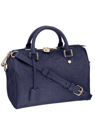 #M42407 Louis Vuitton Monogram SPEEDY BANDOULIERE 25-Blue
