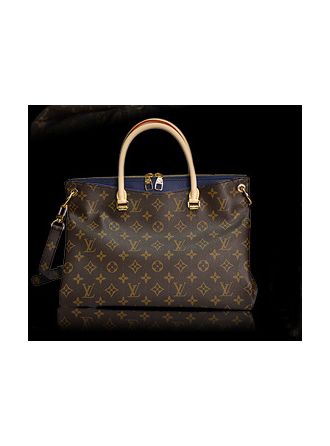 #M40929 Louis Vuitton Pallas Monogram Canvas Handbag -Purple