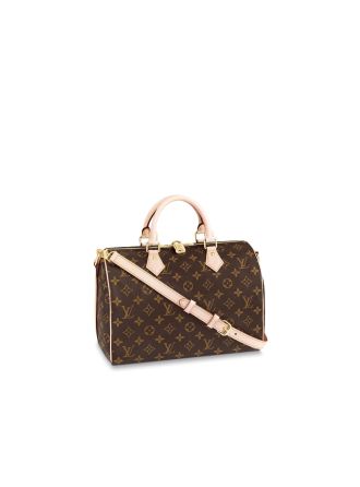 #M41112 Louis Vuitton 2019 Monogram Canvas Speedy Bandoulière 30