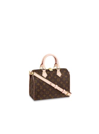 #M41113 Louis Vuitton 2019 Monogram Canvas Speedy Bandoulière 25