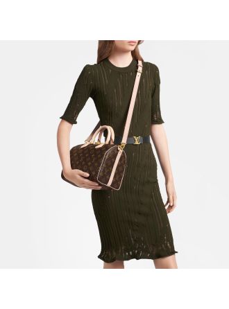 #M41113 Louis Vuitton 2019 Monogram Canvas Speedy Bandoulière 25