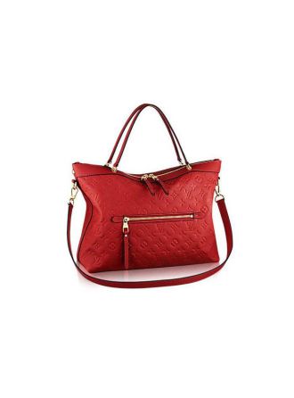 #M41167 Louis Vuitton Monogram Empreinte Bastille MM- Red