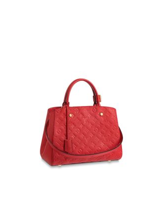 #M41194 Louis Vuitton Monogram Empreinte Montaigne MM-Cherry