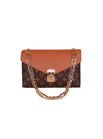 #M41200 Louis Vuitton Pallas Chain Shoulder Bag-Brown