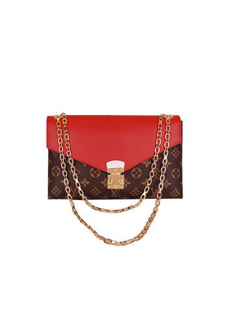 M41200 Louis Vuitton 2014 Pallas Chain Aurore Shoulder Bag-Red