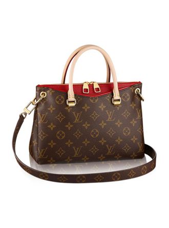 M41241 Louis Vuitton 2014 Monogram Canvas Pallas BB Handbag-Red